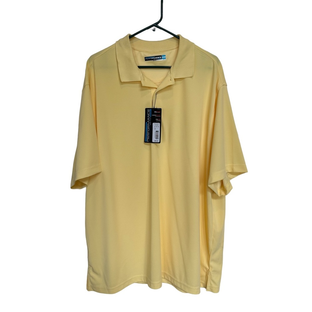 NWT Men’s Roundtree & Yorke Performance polo golf short sleeve shirt Size 2XB